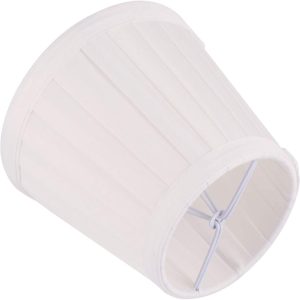 Night Light Bulb White Fabric Lamp Shade Burlap Clip On Chandelier Lamp Shades Bedroom Lamp Shade Linen Lampshade for Table Chandelier Wall Lamp Decorative Light Bulb